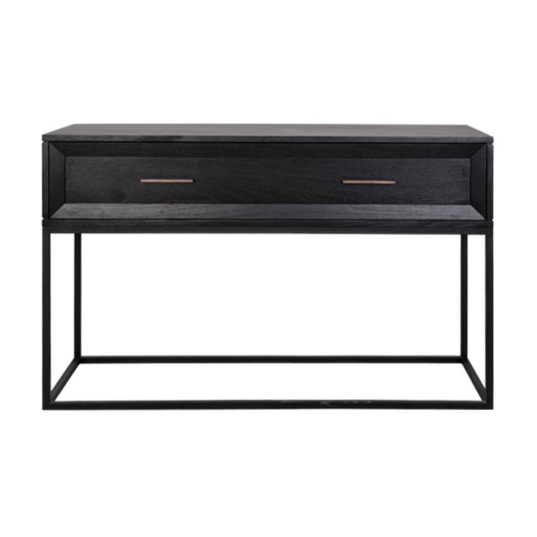 CHICAGO CONSOLE 1 DRAWER WITH METAL FRAME image 1